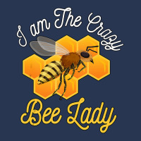 Bee Beekeeper Honey Bee Beekeeper I Am The Crazy Bee Lady Bees 494 Hiv Men Denim Jacket | Artistshot