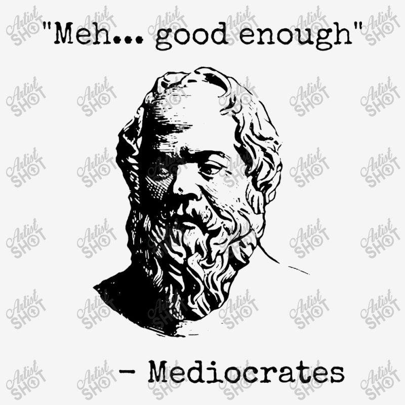 Meh Good Enough Sarcasm Portrait Canvas Print | Artistshot