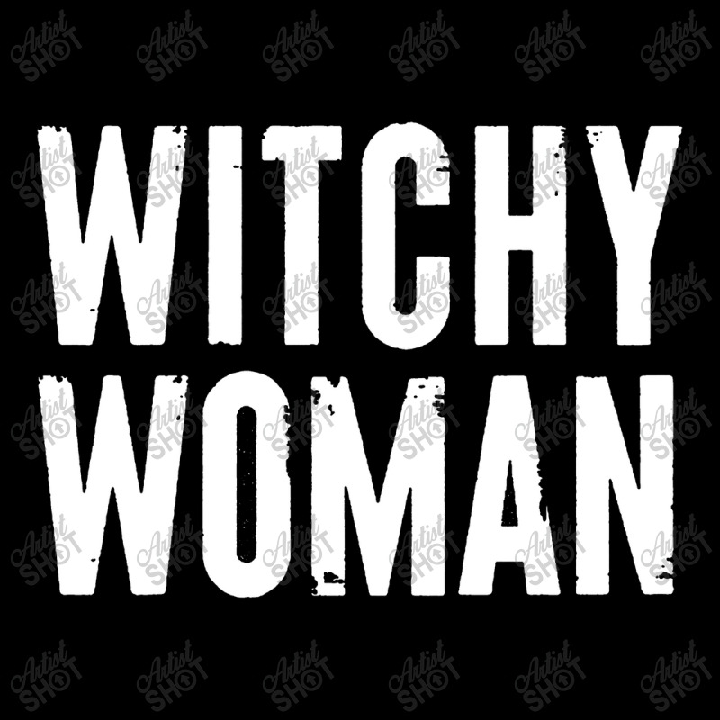 Witchy Woman,faded Typography Design,witchy Woman Women's V-Neck T-Shirt by oragumun | Artistshot