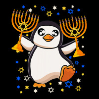 Penguin Bird Chanukah Jewish Menorah Penguin Funny Hanukkah 135 Ice Oc Adjustable Cap | Artistshot