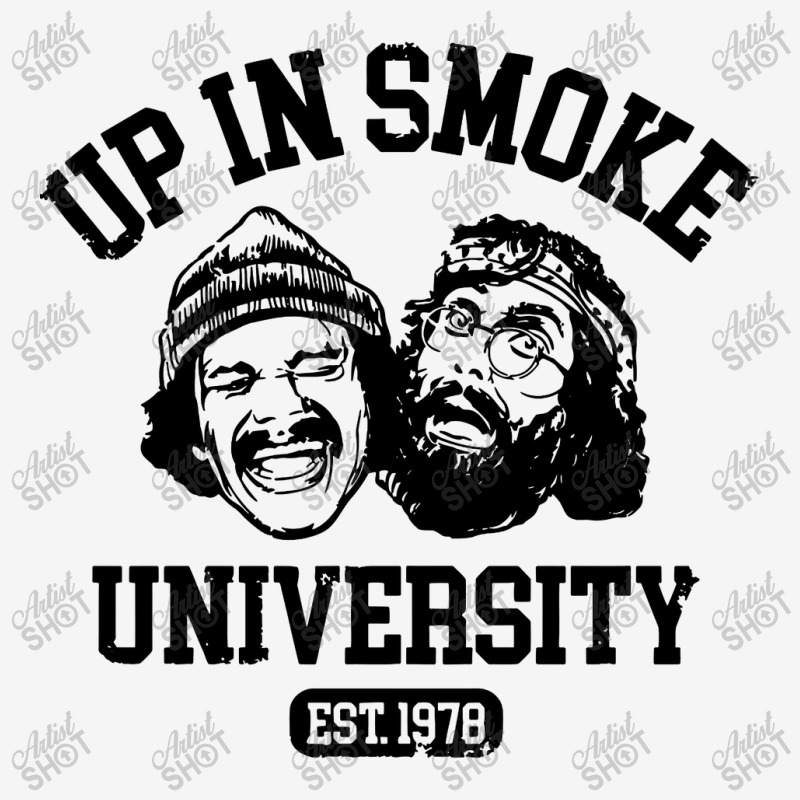 Up In Smoke University Portrait Canvas Print | Artistshot