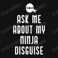 Ask Me About My Ninja Disguise Scorecard Crop Tee | Artistshot