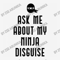 Ask Me About My Ninja Disguise Scorecard Crop Tee | Artistshot