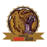 Danger Angry Bear Women's V-neck T-shirt | Artistshot