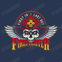 American Motorcycle Firefighter Rescue Skull Custom Men Denim Jacket | Artistshot