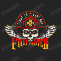 Motorcycle Firefighter Rescue Skull Motorcycle Custom 3/4 Sleeve Shirt | Artistshot