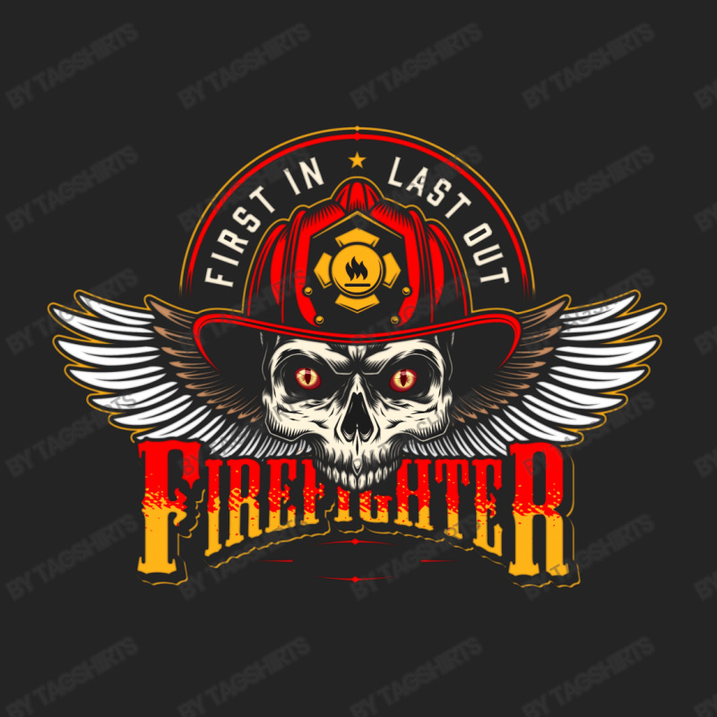 Motorcycle Firefighter Rescue Skull Motorcycle Custom 3/4 Sleeve Shirt | Artistshot