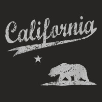 California Republic Flag Vintage Distressed Men Women Kids Tank Top Ladies Fitted T-shirt | Artistshot