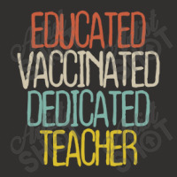 Educated Vaccinated Dedicated Teacher Champion Hoodie | Artistshot