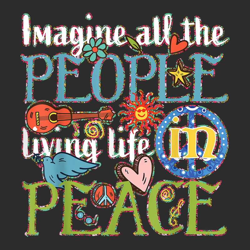 Imagine All The People Living Life In Peace T Shirt Exclusive T-shirt by tandonwelters | Artistshot