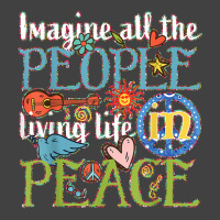 Imagine All The People Living Life In Peace T Shirt Vintage T-shirt | Artistshot