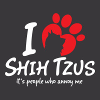 I Love Shih Tzus Its People Who Annoy Me Ladies Curvy T-shirt | Artistshot