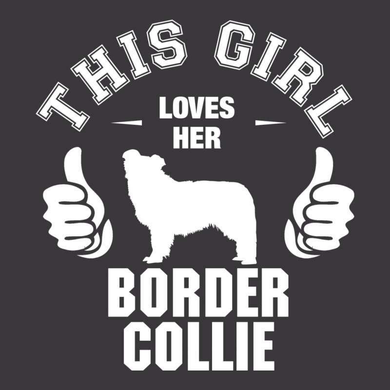 This Girl Loves Her Border Collie Ladies Curvy T-Shirt by tshiart | Artistshot