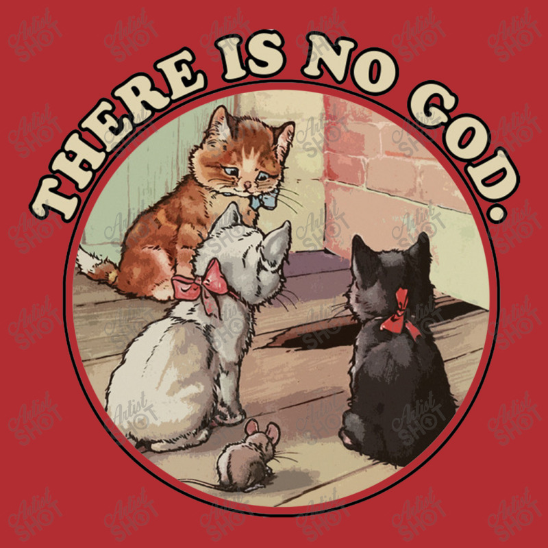 There Is No God Nihilism Design Ladies Fitted T-Shirt by oragumun | Artistshot