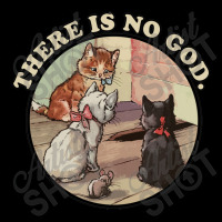 There Is No God Nihilism Design Cropped Sweater | Artistshot