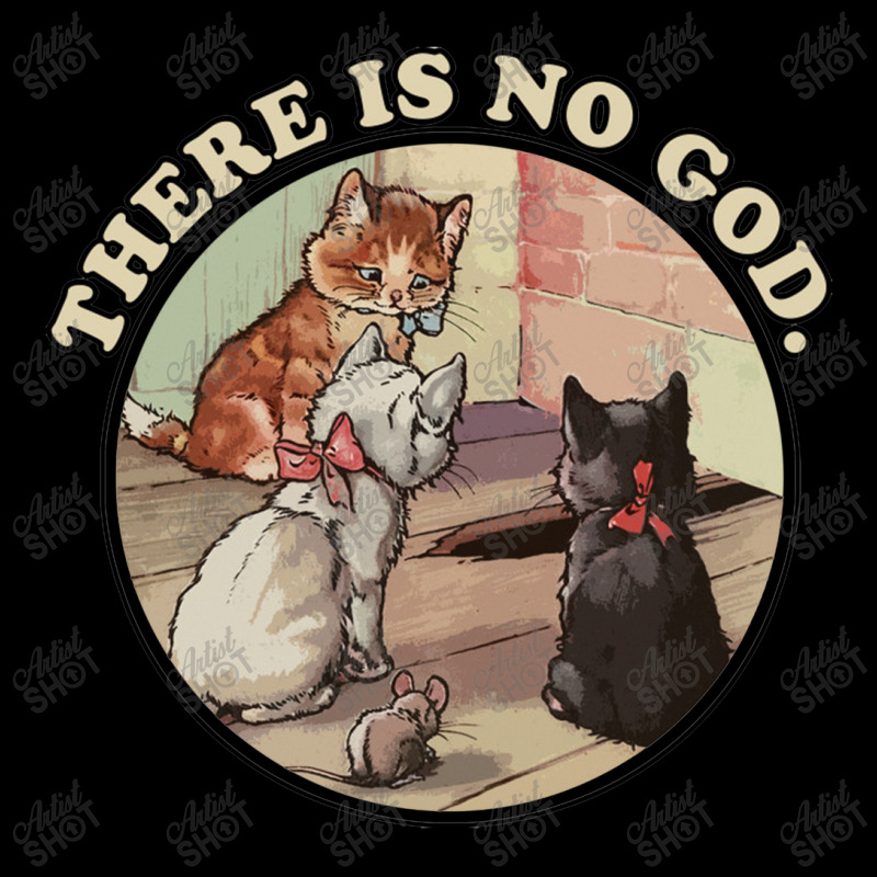 There Is No God Nihilism Design Cropped Sweater by oragumun | Artistshot