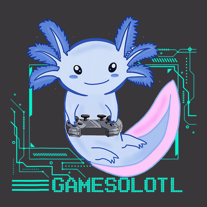 Axolotl Gamesolotl Gamer Axolotl Fish Playing Video Games Lizard 216 Ladies Curvy T-Shirt by peafowl | Artistshot