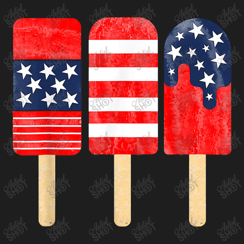 5th Of July Popsicle Red White Blue American Flag Patriotic Classic T-shirt by fletcher | Artistshot