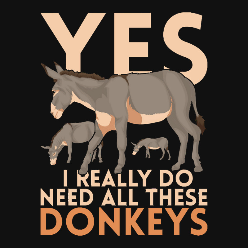 Donkey T  Shirt Farming Donkey Lover Funny Farmer Farm Animal Donkey T Baby Beanies by freddy08359 | Artistshot