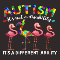 Autism Autistic Its Not A Disability Its Different Ability Flamingo (2 Racerback Tank | Artistshot