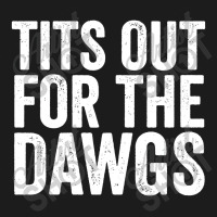 Tits Out For The Dawgs For College School Hoodie & Jogger Set | Artistshot