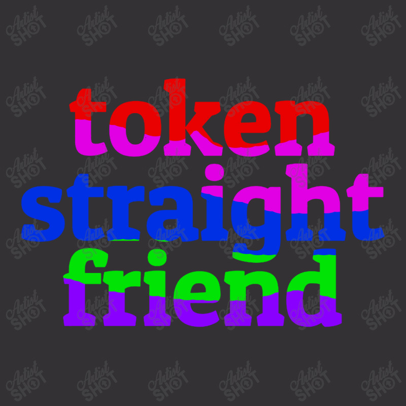 Token Straight Friend Vintage Hoodie | Artistshot