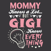 Mommy Knows A Lot But Gigi Knows Everything Ladies Curvy T-shirt | Artistshot