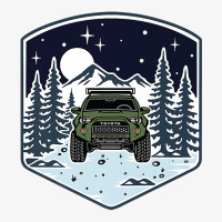 Trail 4runner Overland Night Vibes   Army Green Premium T Shirt Ladies Fitted T-shirt | Artistshot