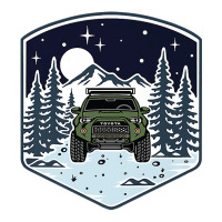 Trail 4runner Overland Night Vibes   Army Green Premium T Shirt Maternity Scoop Neck T-shirt | Artistshot