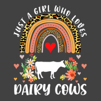 Cow Mooey Rainbow Just A Girl Who Loves Dairy Cows Leopard Dairy Cow 6 Vintage T-shirt | Artistshot