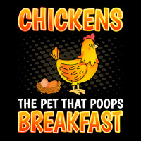 Chicken Chick The Pet That Poops Breakfast Sarcastic Chicken 91 Rooste Adjustable Cap | Artistshot