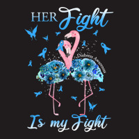 Diabetes Diabetic Her Fight Is My Fight Diabetes Awareness 517 Diabete Waist Apron | Artistshot