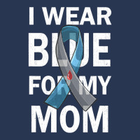 Diabetes Diabetic I Wear Blue For My Mom Diabetes Awareness Supporter Ladies Denim Jacket | Artistshot