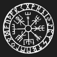 Viking Compass Vegvisir Icelandic Nordic Norse Viking Symbol T Shirt Classic T-shirt | Artistshot