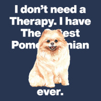 Dog I Dont Need Therapy, I Have The Cutest Pomeranian Ever Puppy Anima Men Denim Jacket | Artistshot