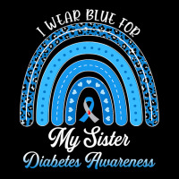 Diabetes Diabetic Rainbow I Wear Blue For My Sister Type 1 47 Diabetes Men's 3/4 Sleeve Pajama Set | Artistshot