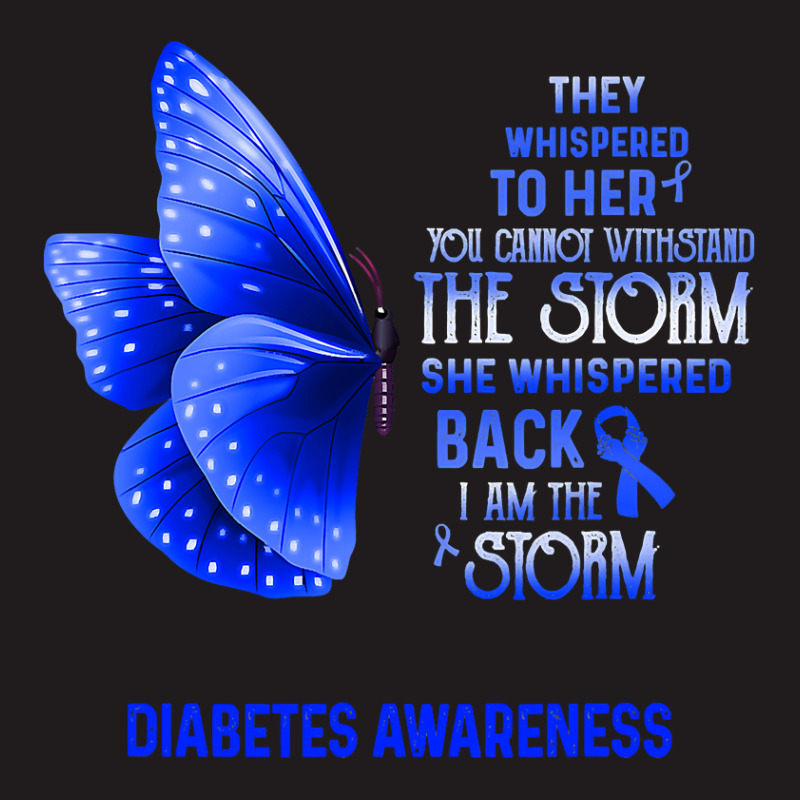 Diabetes Diabetic I Am The Storm Diabetes Awareness Butterfly 155 Diab Waist Apron by pester | Artistshot