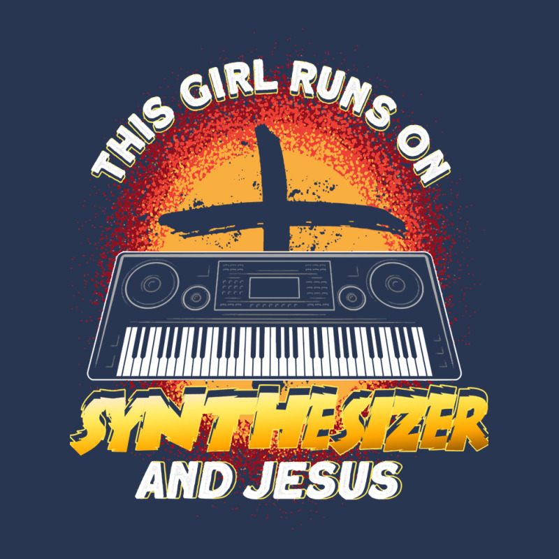 Runner Run Runner This Girl Runs On Synthesizer And Jesus Gift158 Run Men Denim Jacket | Artistshot