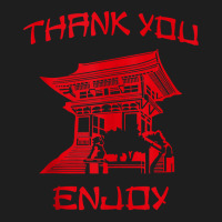 Chinese Take Out Thank You Enjoy Tee Costume Tank Top Classic T-shirt | Artistshot