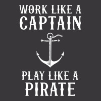 Work Like A Captain Play Like A Pirate Ladies Curvy T-shirt | Artistshot