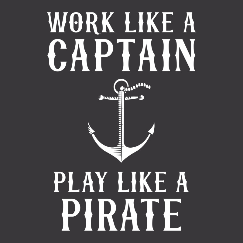 Work Like A Captain Play Like A Pirate Ladies Curvy T-shirt | Artistshot