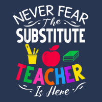 Never Fear The Substitute Teacher Is Here T Shirt Ladies Denim Jacket | Artistshot