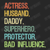 Actress Husband Daddy Superhero Protector Bad Influence Men's T-shirt Pajama Set | Artistshot