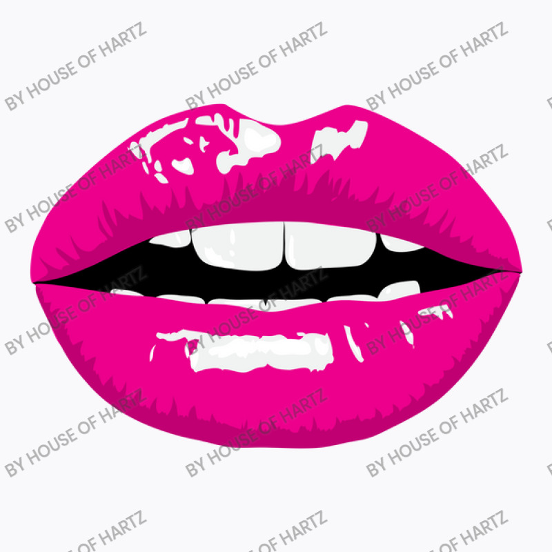 Hot Pink Lips - Pop Art T-shirt | Artistshot