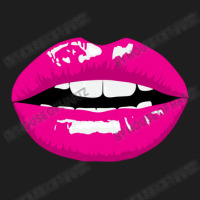 Hot Pink Lips - Pop Art Classic T-shirt | Artistshot