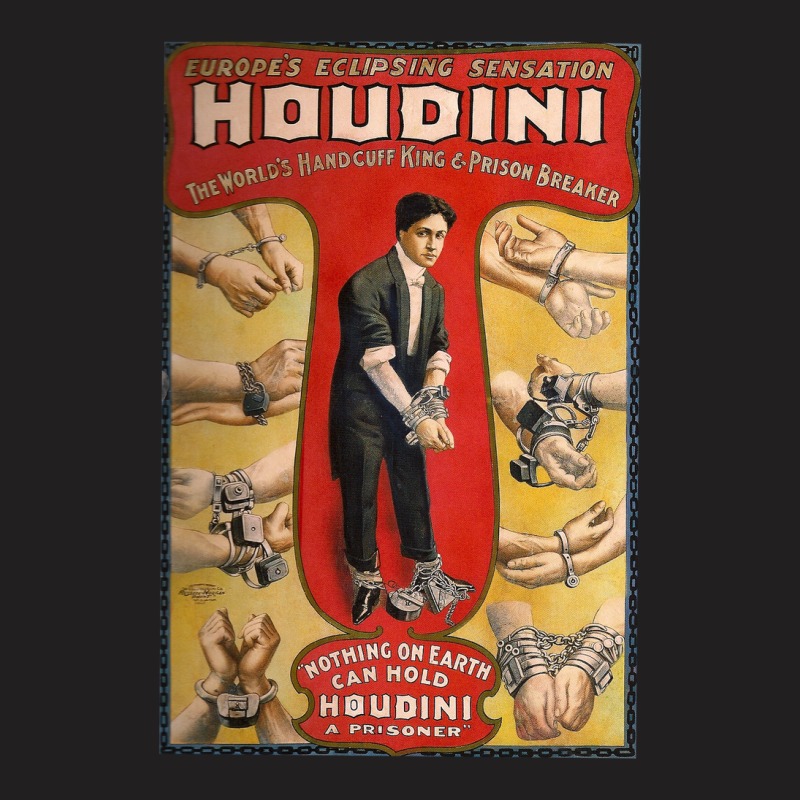 Houdini Magician T-Shirt by ipahros | Artistshot