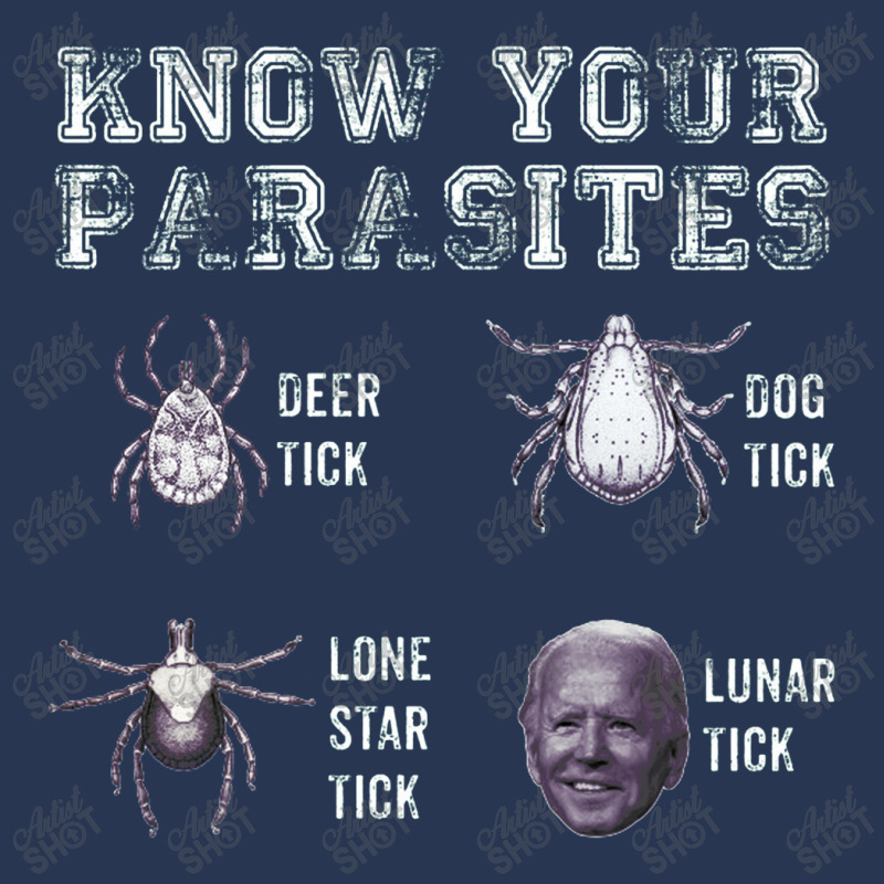 Know Your Parasites Anti Biden,anti Biden Ladies Denim Jacket by butuhbahu | Artistshot