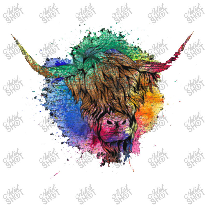 Farm Animal Farmer Scottish Cattle Colorful Highland Cow Youth Sweatshirt by kabelistrik | Artistshot