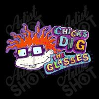 Rugrats Chicks Dig The Glasses Badge Maternity Scoop Neck T-shirt | Artistshot