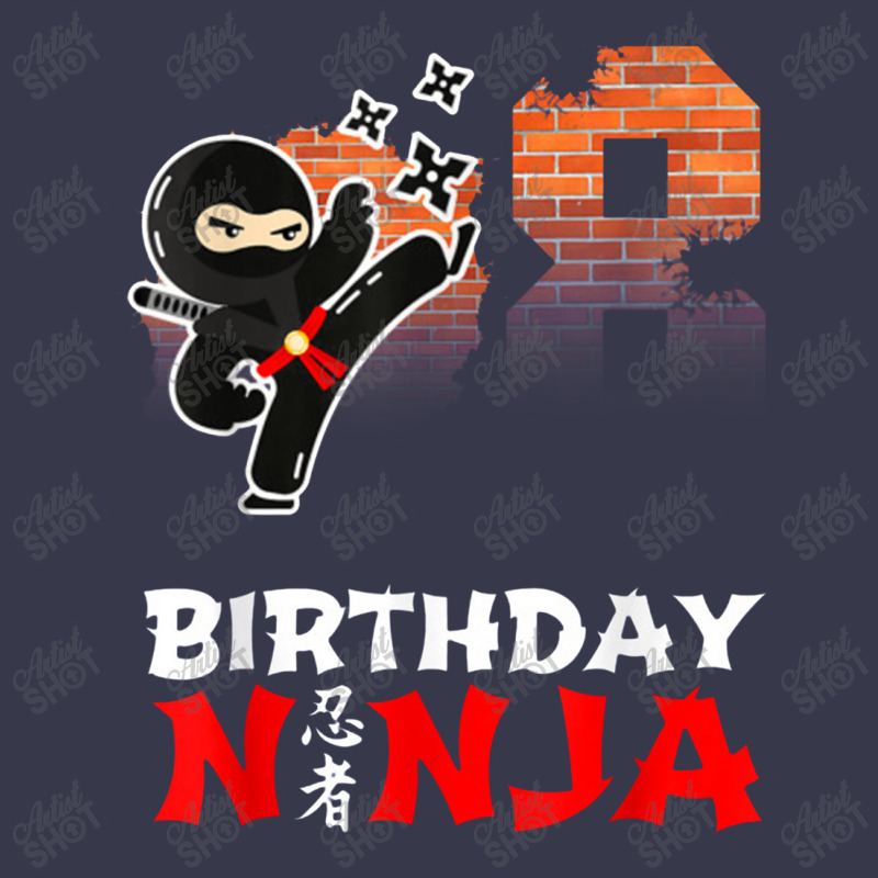 8 Year Old Ninja Birthday Party   Eight Birthday Ninja Party Long Sleeve Shirts by komporgass | Artistshot